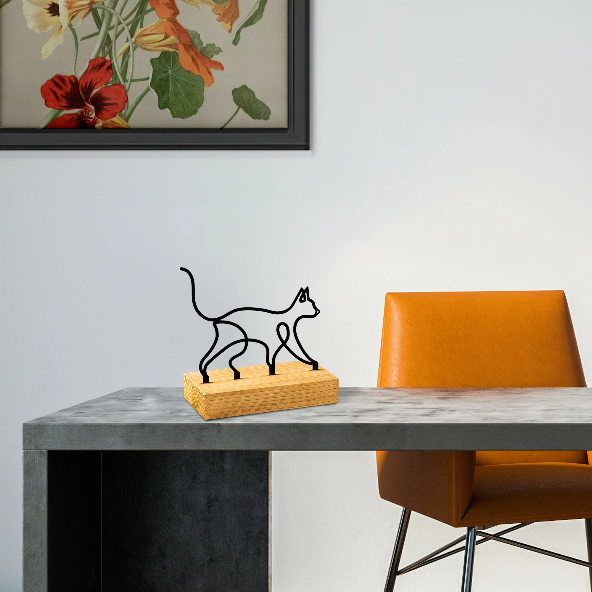 Objekt dekorativ Aberto Design, Meow, i zi - 3