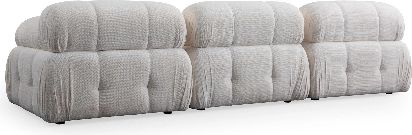 Divan treshe Atelier del Sofa, Petite 3, i bardhë