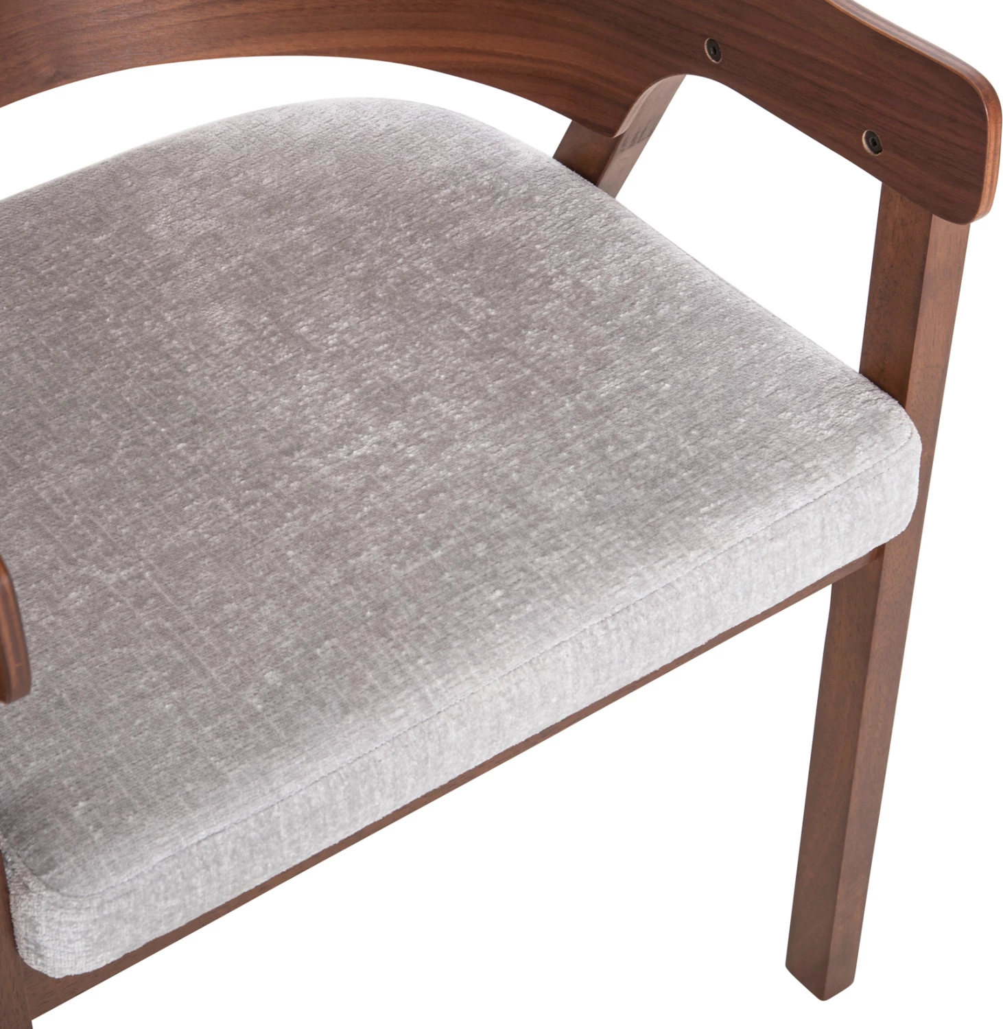 Karrige për ngrënie NERO FH9972 dru gome ngjyrë arre-gri, set prej 2 copë