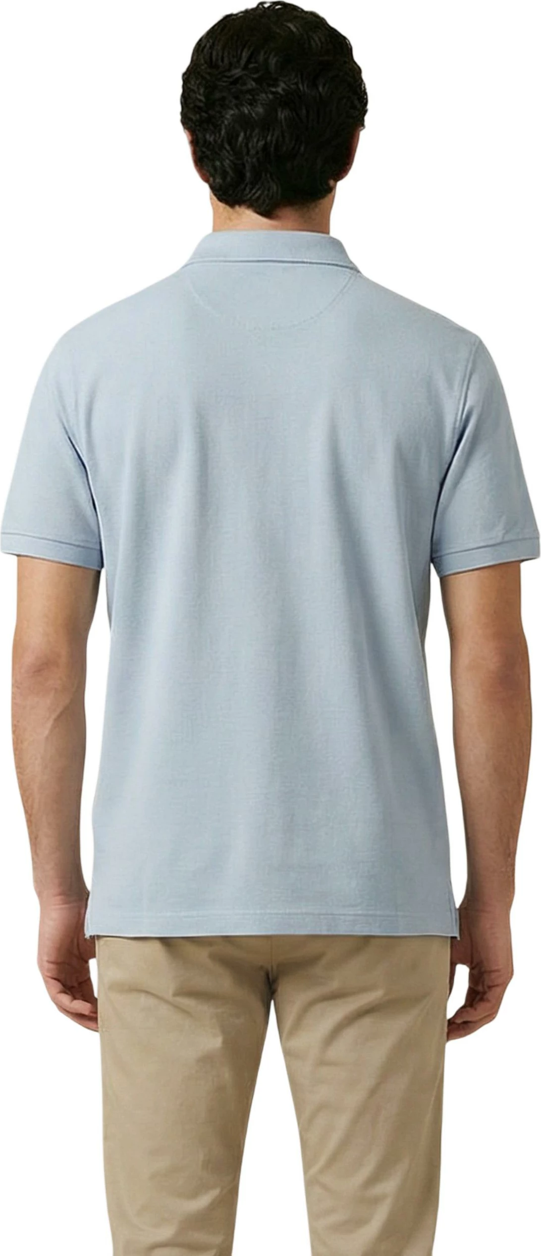 Maicë polo për meshkuj Gant REG SHIELD SS PIQUE 2601.002210, blu e çelët [Madhësia: XL]