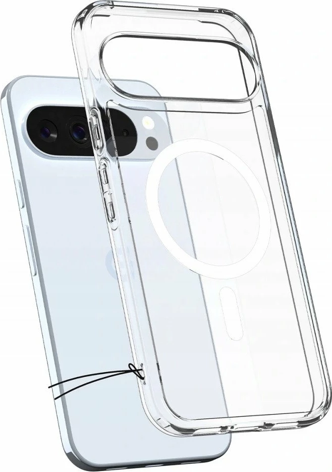 Mbështjellës Spigen Ultra Hybrid MagSafe ACS09702 për Google Pixel 10 Pro/Pixel 10, transparent i bardhë