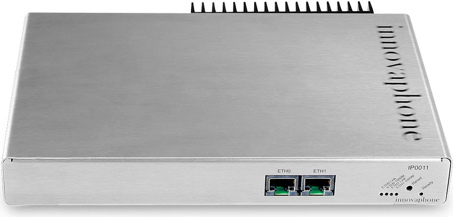 Mediagateway INNOVAPHONE IP0011, 15 kanale VoIP, 2x Gigabit Ethernet, PoE, argjendtë