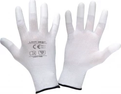 Dorëza pune LAHTI PRO L231111K, PU fingertip, XXL, të bardha