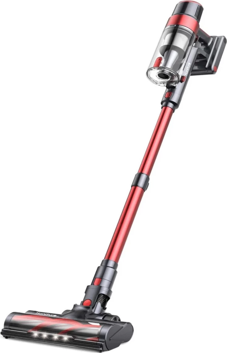 Fshesë me bateri vertikale Honiture S13 Pro, 450W, 38000Pa, 1.5L, deri 55 min, kuqe/zezë