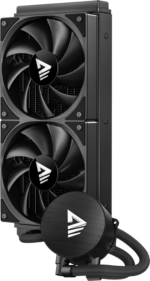 Komplet ftohje me ujë për procesor Savio NOX 240 mm, 2 ventilatorë 12 cm, i zi