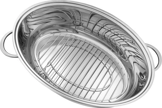 pjekës oval me kapak, Zwilling 40993-000-0, 8.5L, çelik inox, argjendtë