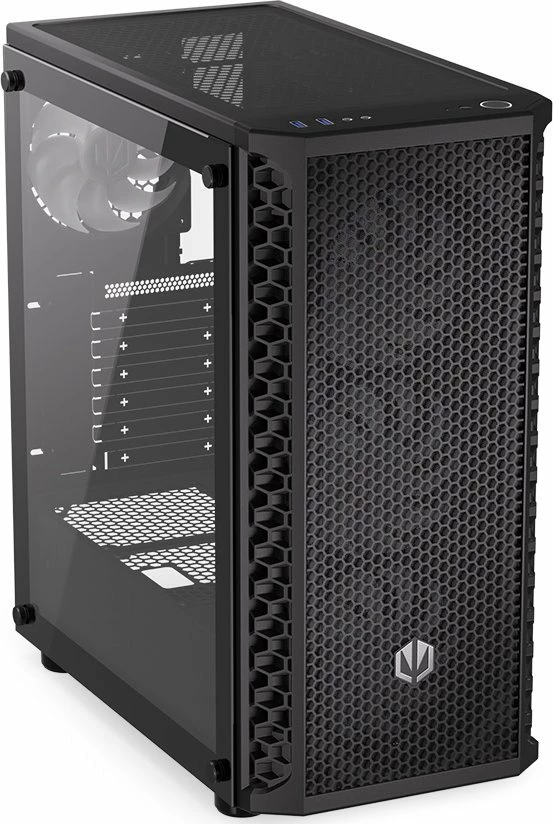 Kasë Endorfy Signum 300 ARGB EY2A006, Midi Tower, 4x120mm ARGB fan, ATX/mATX/Mini-ITX, e zezë