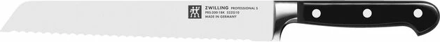 Thikë buke profesionale Zwilling S, 20 cm, me teh të dhëmbëzuar