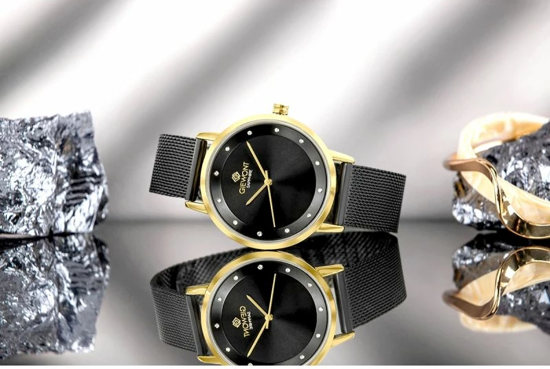 Orë dore femrash Giewont GW4130-B4, gold black