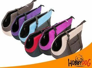 Çantë transporti Hobbydog R2 nubuck për qen/mace, beige/kafe