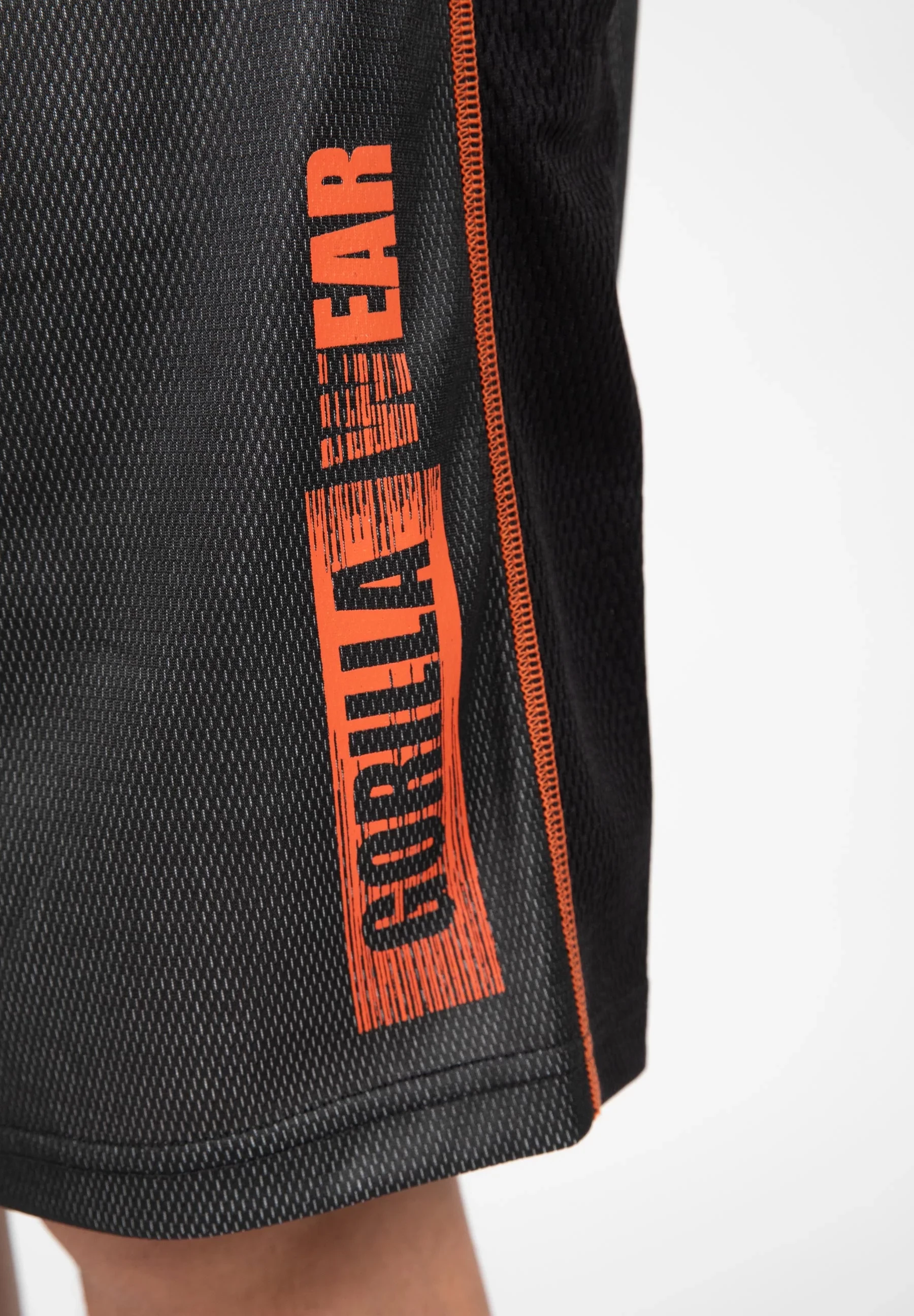 Wallace Mesh Shorts - Gray/Orange [Madhësia: L/XL]