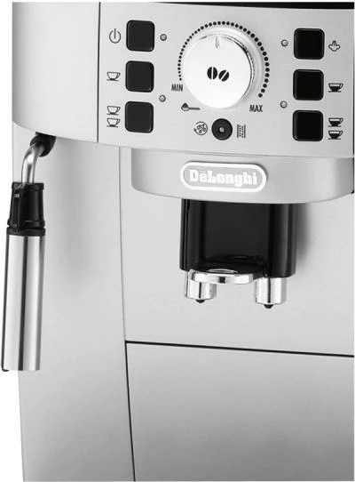 Makinë kafeje plotësisht automatike, DeLonghi, ECAM 22.110.SB, 15 bar, rezervuar 1.8L, sistem cappuccino, argjendtë/zezë
