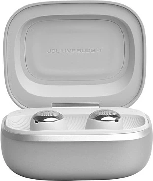 Kufje JBL Live Buds 4, Bluetooth, 40 orë bateri, të bardha