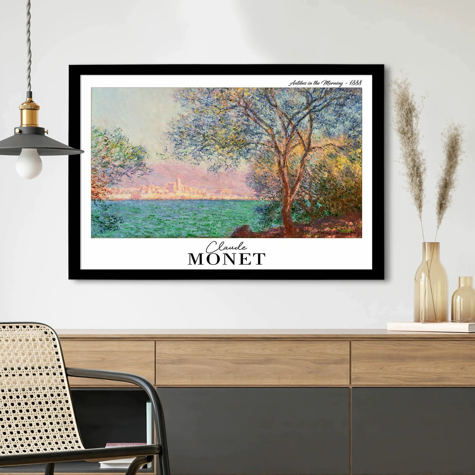 Pikturë dekorative me kornizë, Wallity, 4262SYHMONET-001, shumëngjyrëshe, 42x62cm