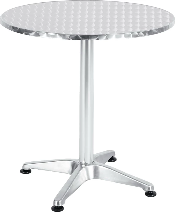 Tavolinë Lazo krom alumini D70x70cm