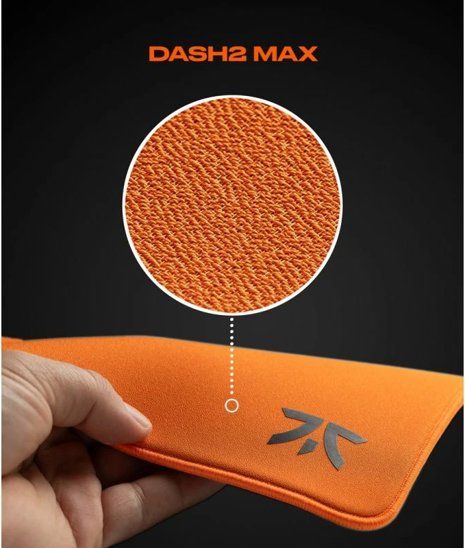 Mouse pad gaming Yakimasport DASH2 MAX L, portokalli