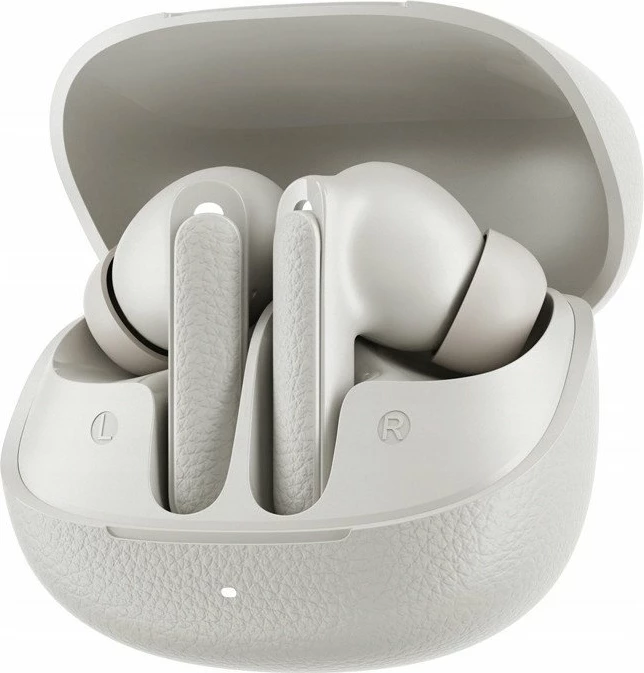 Kufje QCY Buds HT15, ANC, TWS, Bluetooth 5.4, 6 mikrofona, IPX4, deri 25 orë me kuti, të bardha