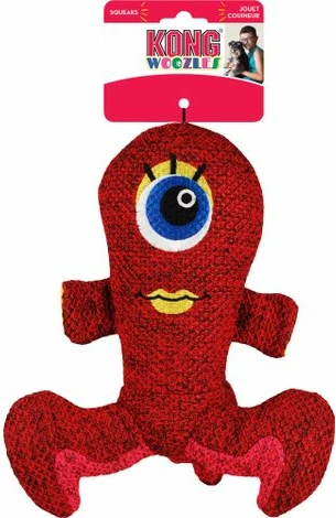 Lodër me zhurmë Kong Woozles, për qen