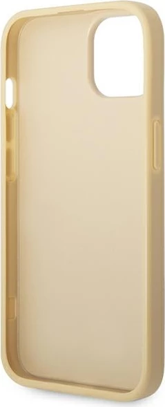 Mbështjellës Guess GUHCP14SHGGSHD për iPhone 14 6.1", hardcase, Glitter Script, ari