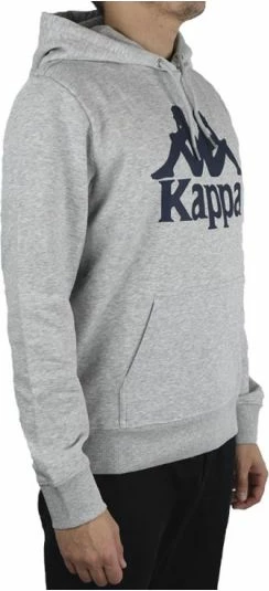 Duks me kapuç Kappa për meshkuj, gri [Madhësia: L]