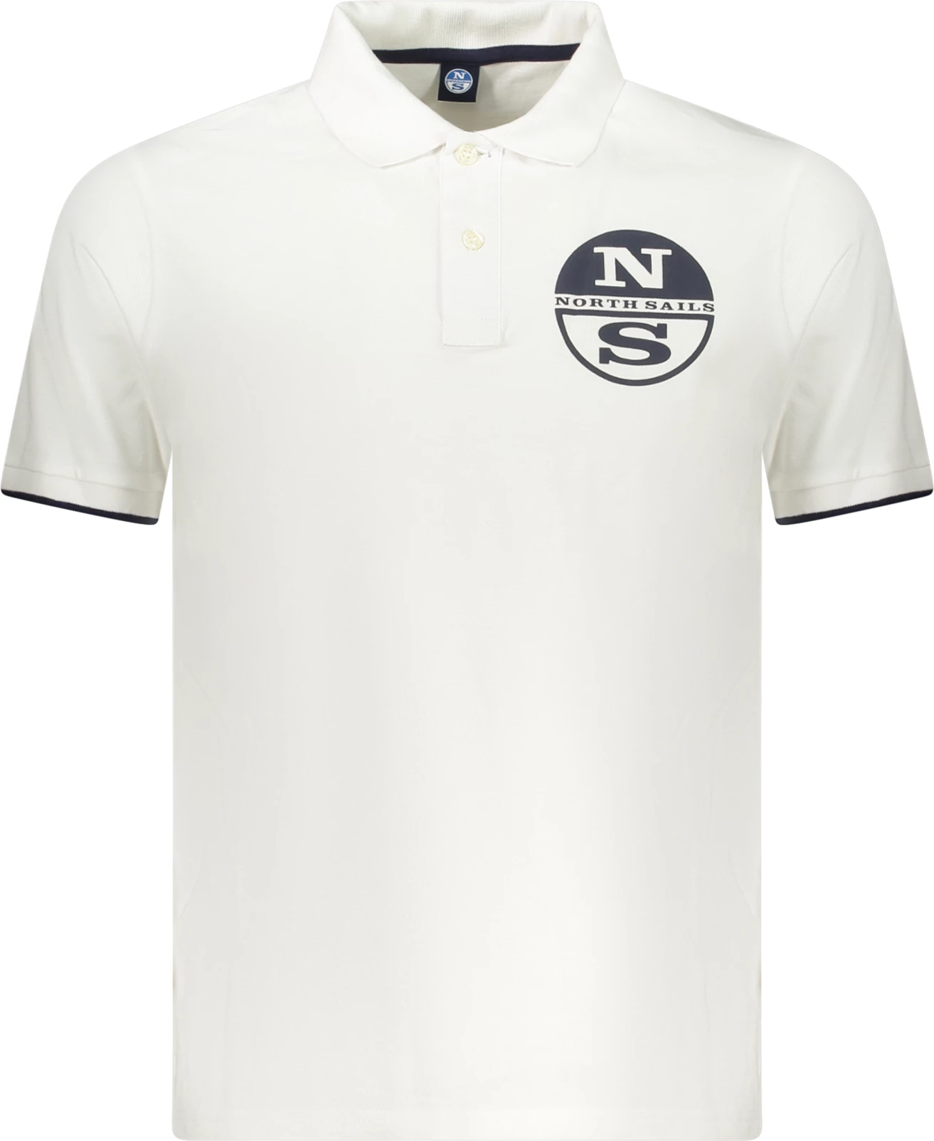 Maicë polo për meshkuj NORTH SAILS, e bardhë