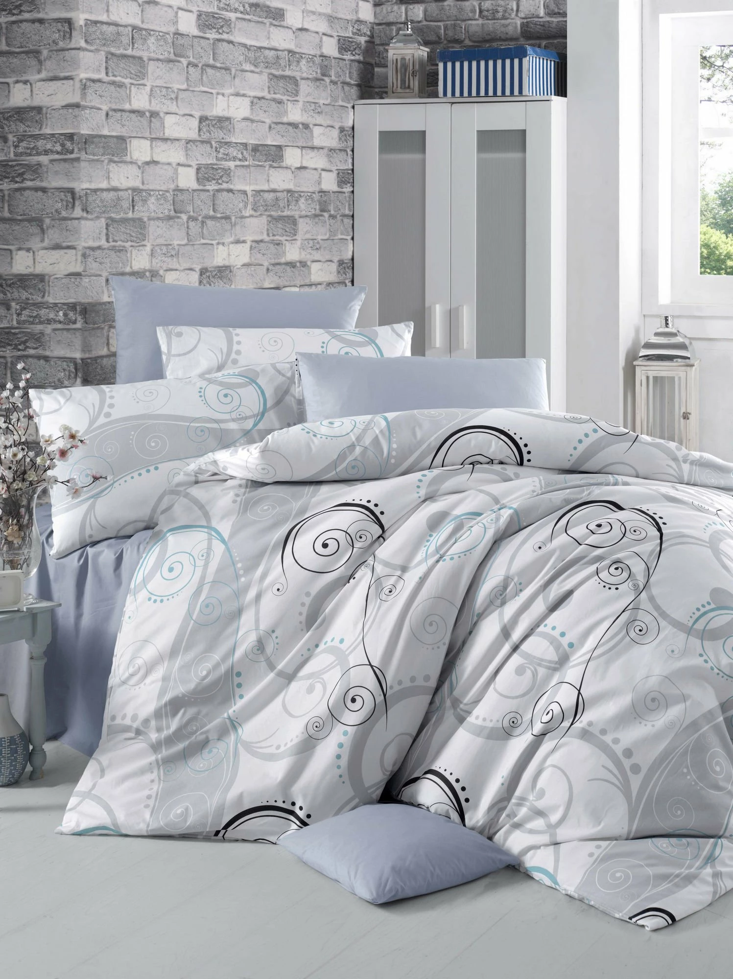 Set mbulesë për jorgan Single XXL, L'essentiel, Güliz
