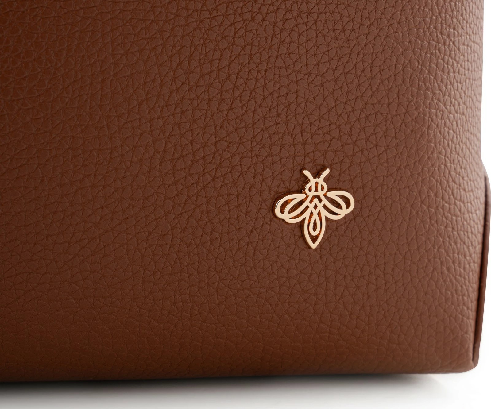 Tote bag Lucky Bees, ngjyrë tan, 1294