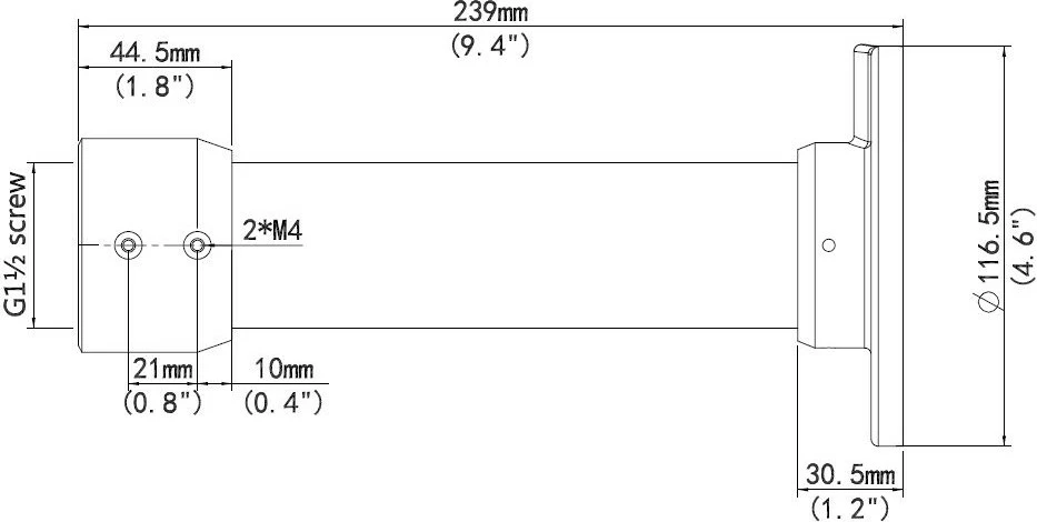 Mbajtës varës ALLNET për ALL-CAM2498-LEP, i bardhë