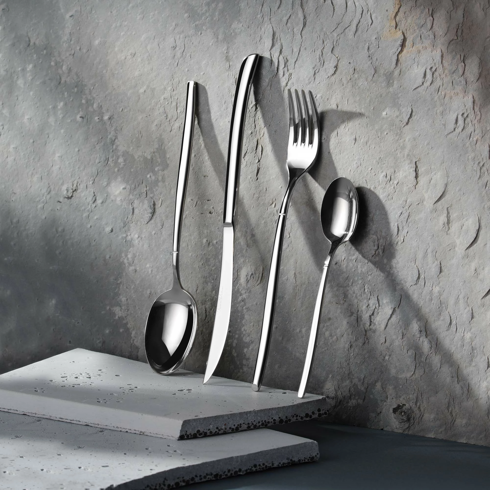 Thikë peshku OVE Torino inox 18/10, 5 mm, argjend, set 12 copë