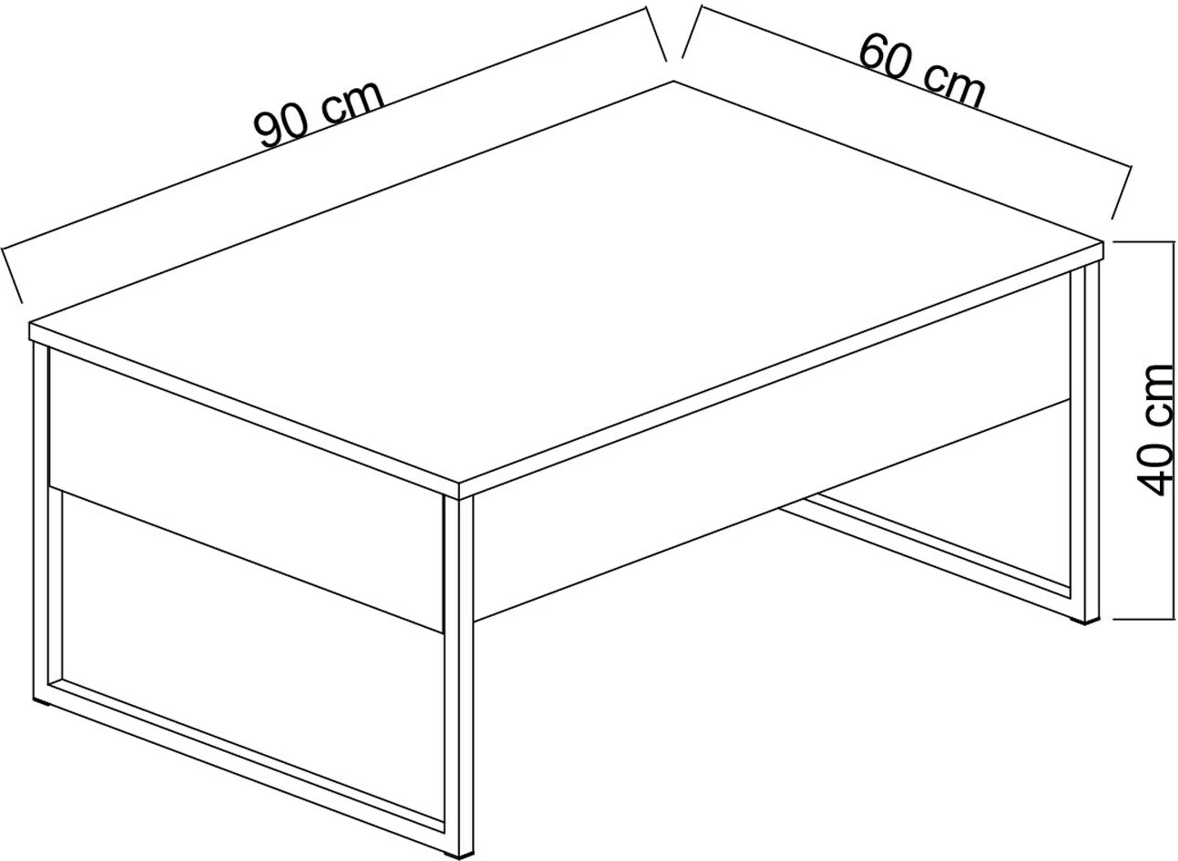Set mobiljesh për dhomë dite Skye Decor, set luksoz, ngjyrë arre, e zezë