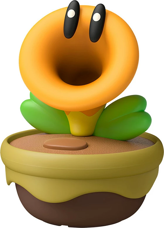 Figurinë koleksionuese Nintendo Talking Flower, Super Mario Bros. Wonder, me efekte zanore, shumëngjyrëshe