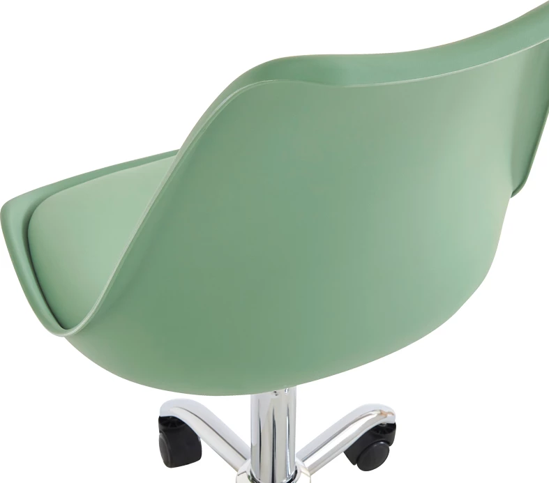 Karrige zyre Gaston II, PP-PU, ngjyrë mente, 48x57x77-90cm