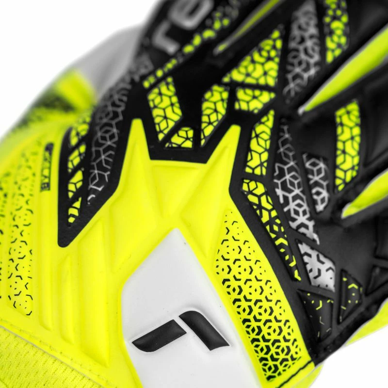 Dorëza për portier fëmijë Reusch, të zeza dhe të verdha