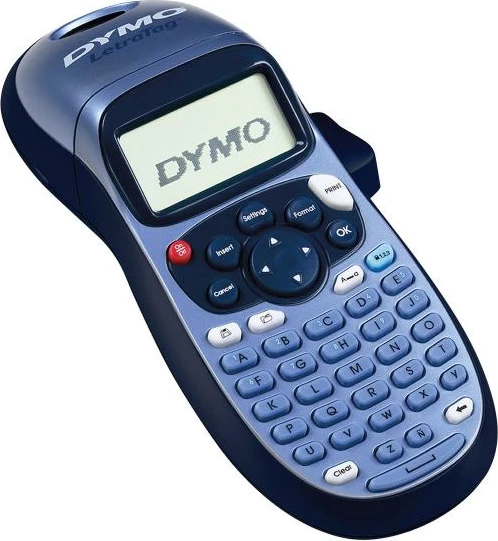 Printer etiketa, Dymo LetraTag LT-100H LT100H S0883990, 203 dpi, ekran grafik, portativ, gjerësi shirit 12 mm, me shirit letre 12 mm