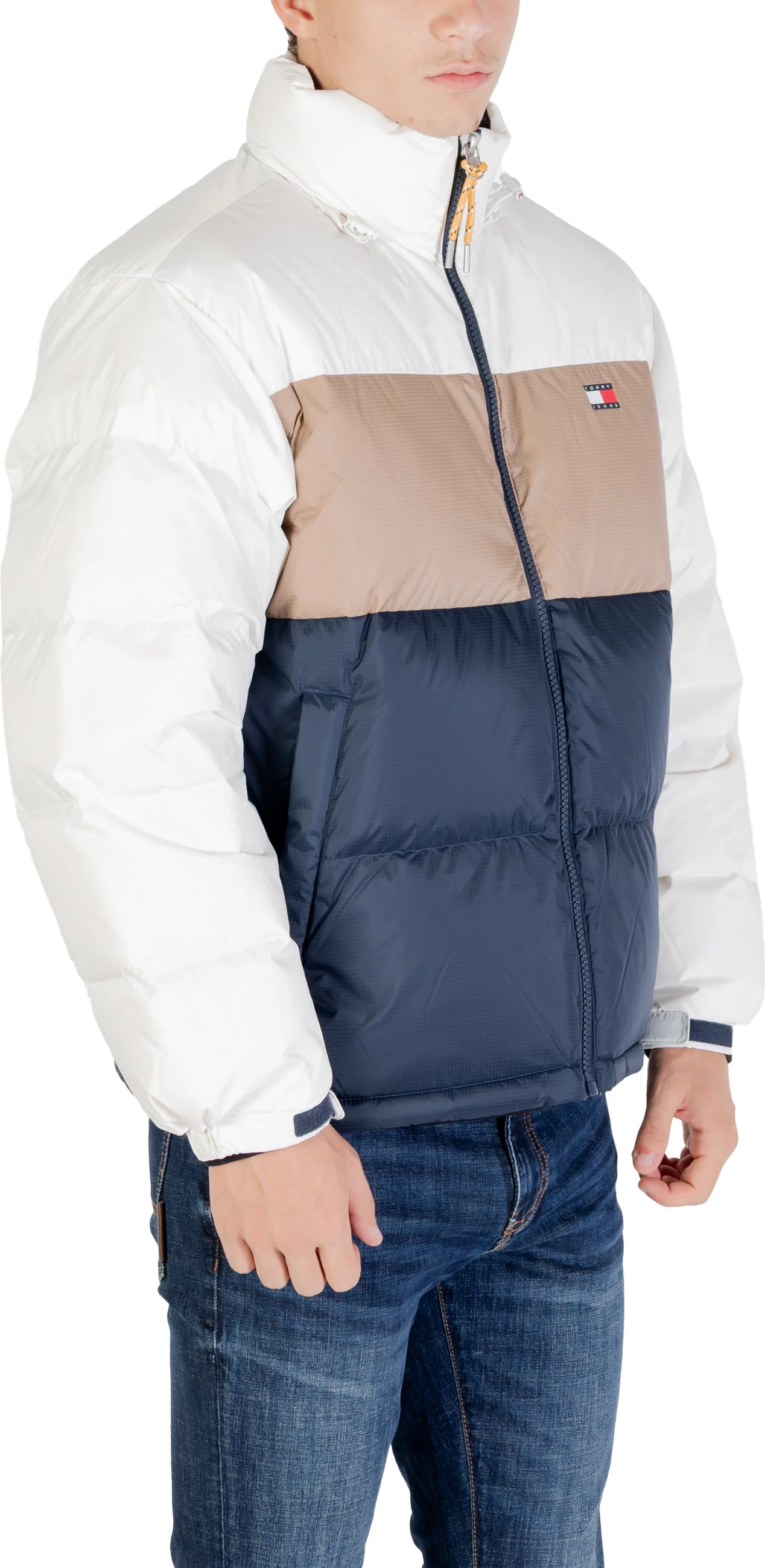 Jakne për meshkuj Tommy Hilfiger Jeans TJM Alaska Down CLBK DM0DM22117, krem [Madhësia: XL]