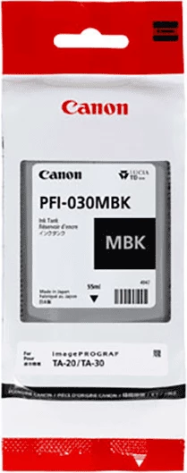 Kasetë boje Canon PFI-030MBK (3488C001) 55 ml mat e zezë