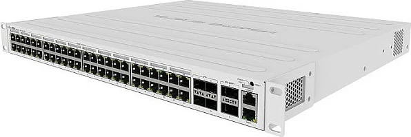 Switch MikroTik CRS354-48P-4S+2Q+RM, Managed, L3, Gigabit Ethernet, PoE, Rack mounting, 1U