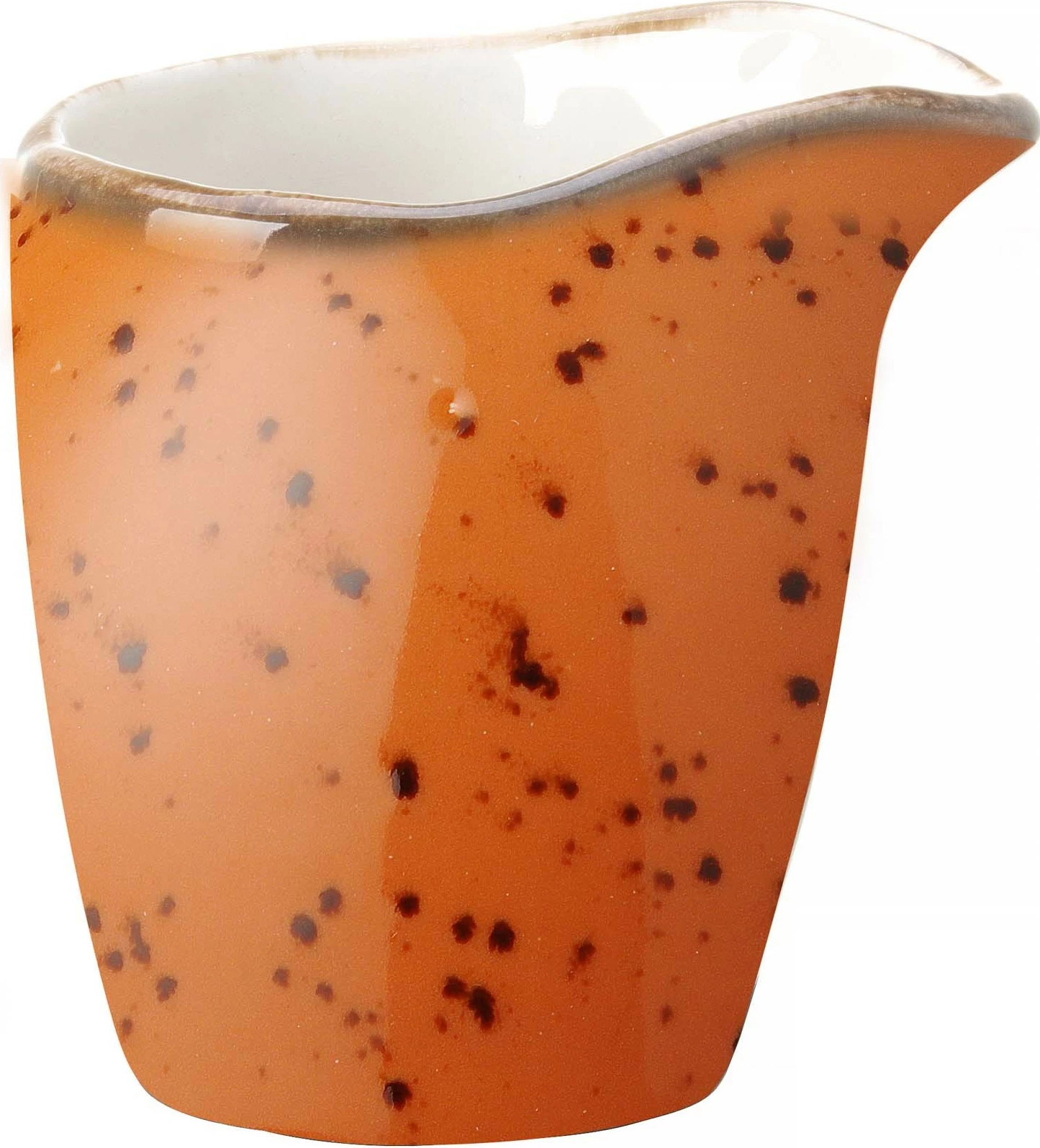 Shtambë qumështi Fine Dine Dahlia 85 ml, portokalli, set 6 copë