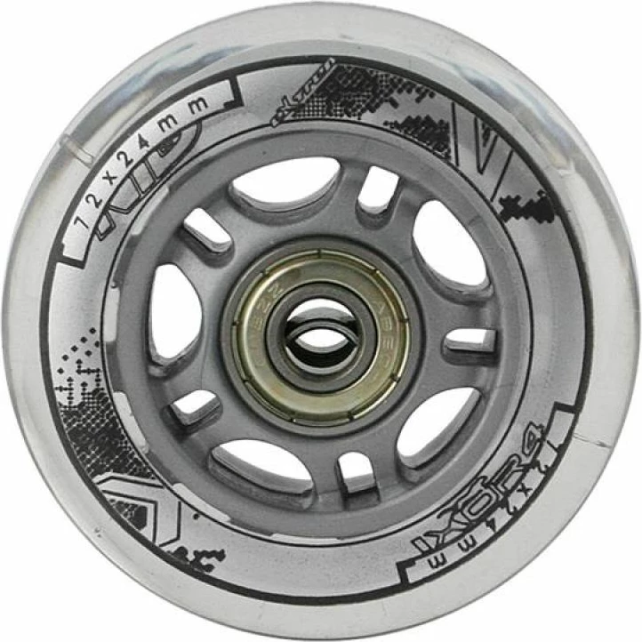 Set rrota dhe kushineta për rollera Nils Extreme, transparent