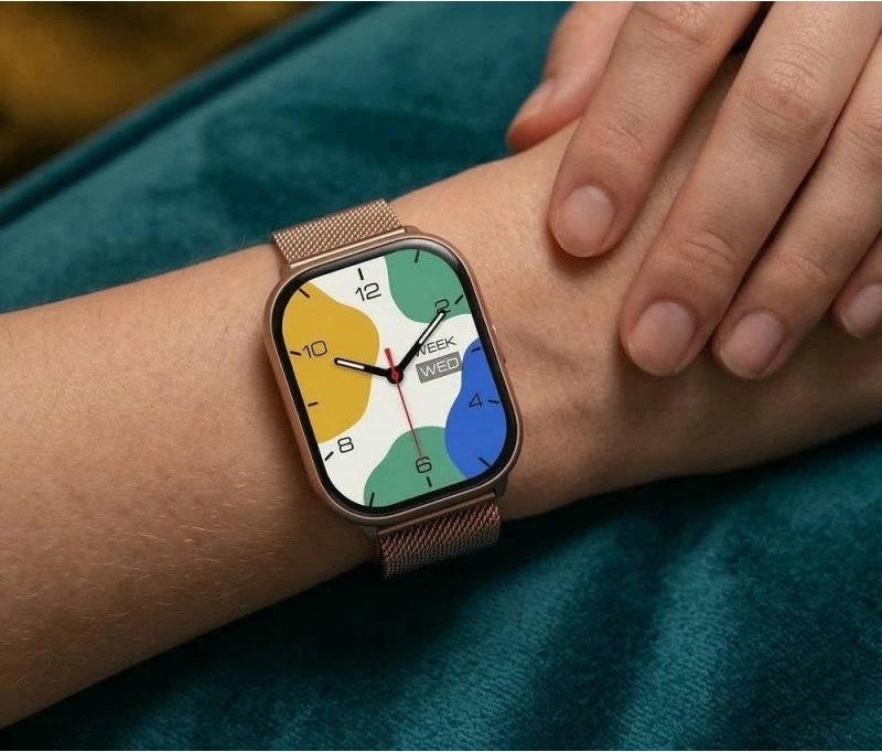Smartwatch Gravity GT43-4, rozë, set me rrip dhe byzylyk