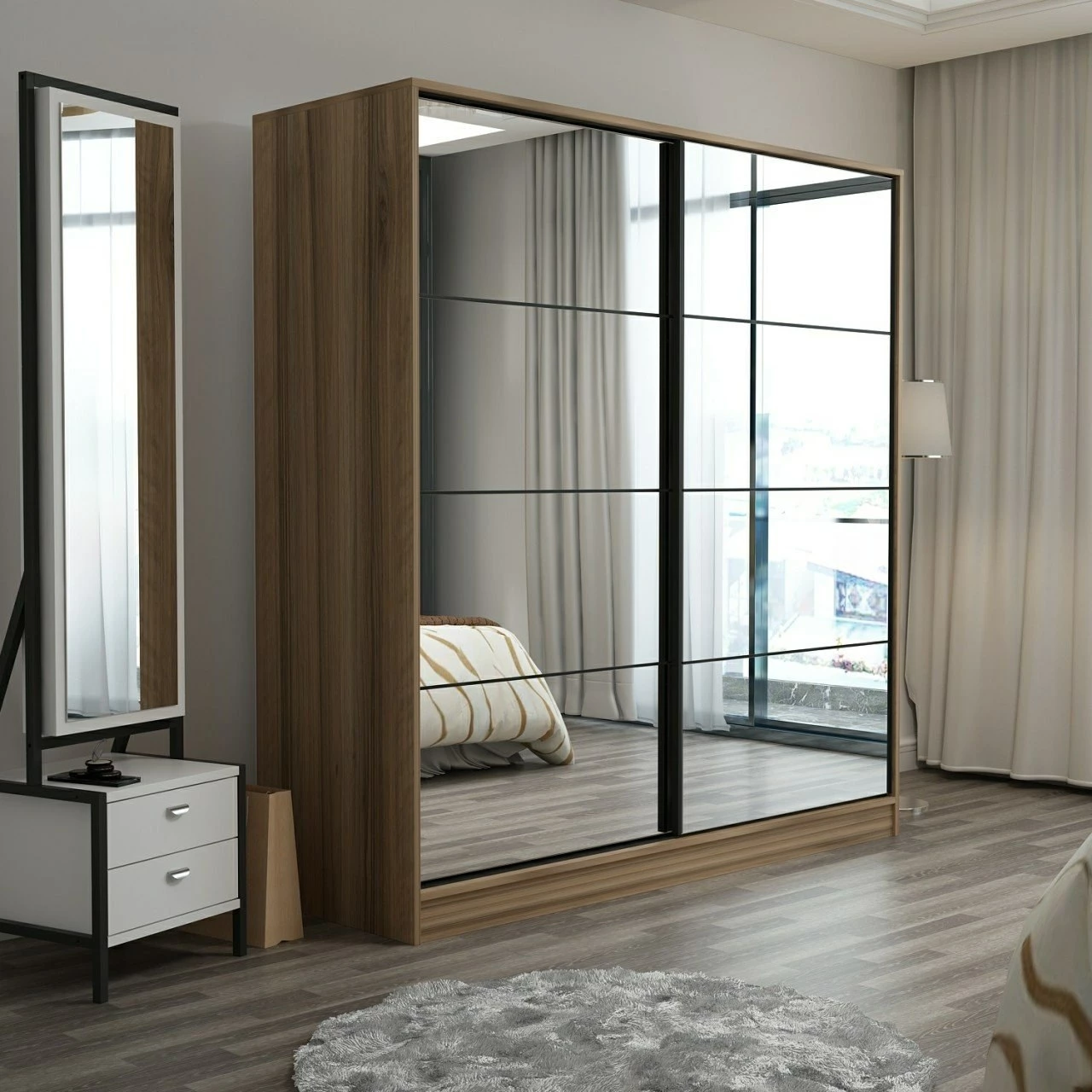 Dollap Hanah Home, Kale, dore, 180x210x52cm
