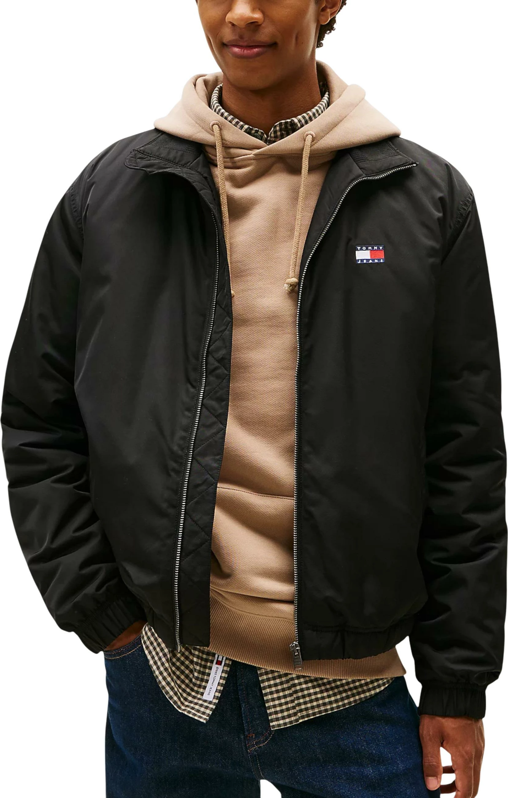 Jakne për meshkuj Tommy Hilfiger Jeans TJM Essential Padded DM0DM21936, e zezë [Madhësia: XXL]