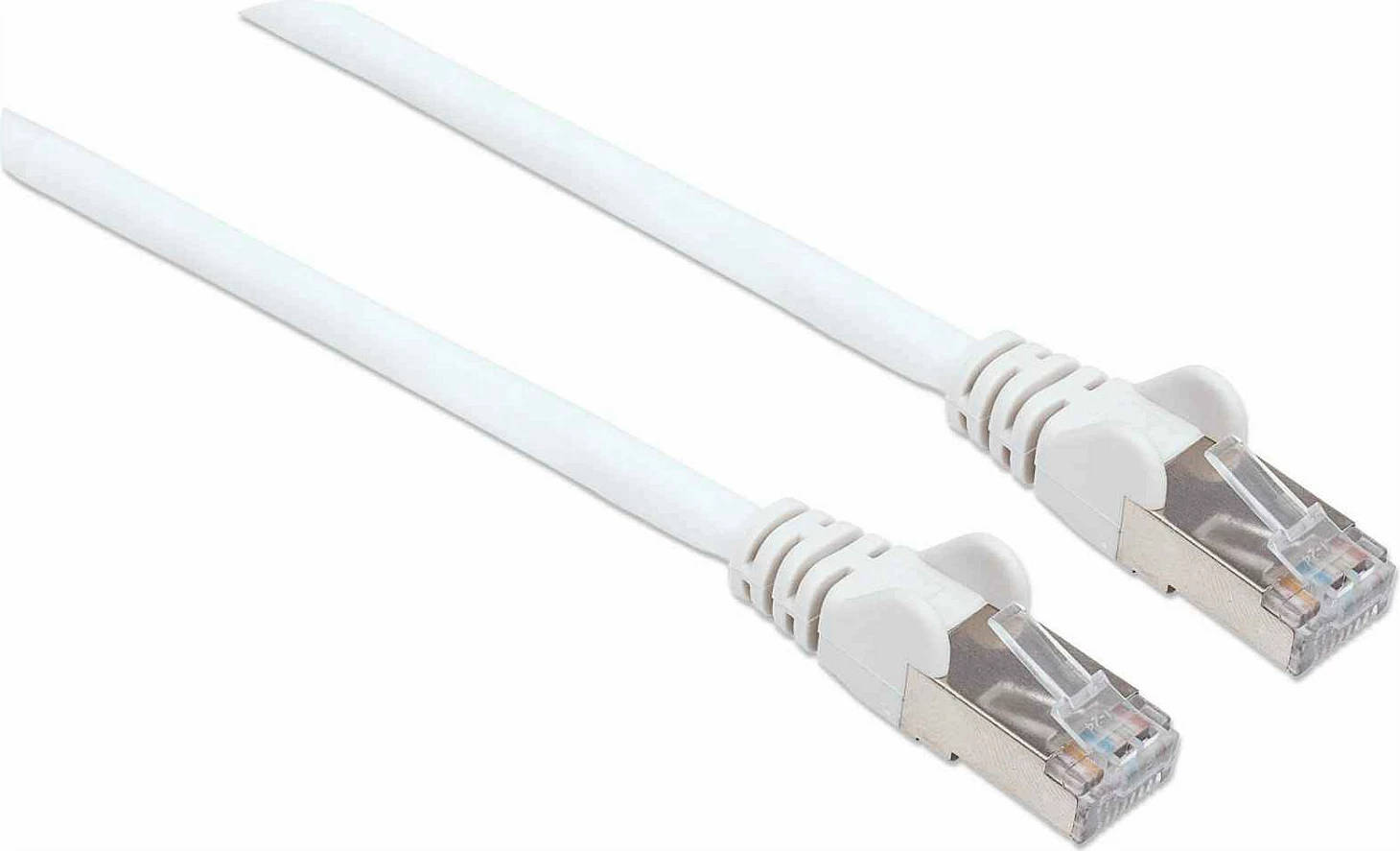 Kabllo rrjeti Intellinet Cat7 2m, RJ45, S/FTP, 10Gbps, e bardhë