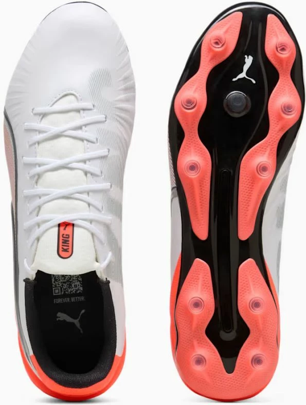 Atlete futbolli për meshkuj Puma, të bardha