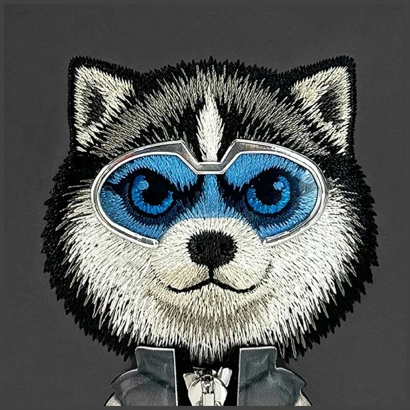 Kapak telefoni Nimmy Cool&Cute 2.0 Wolf për iPhone 17 Pro Max, i zi