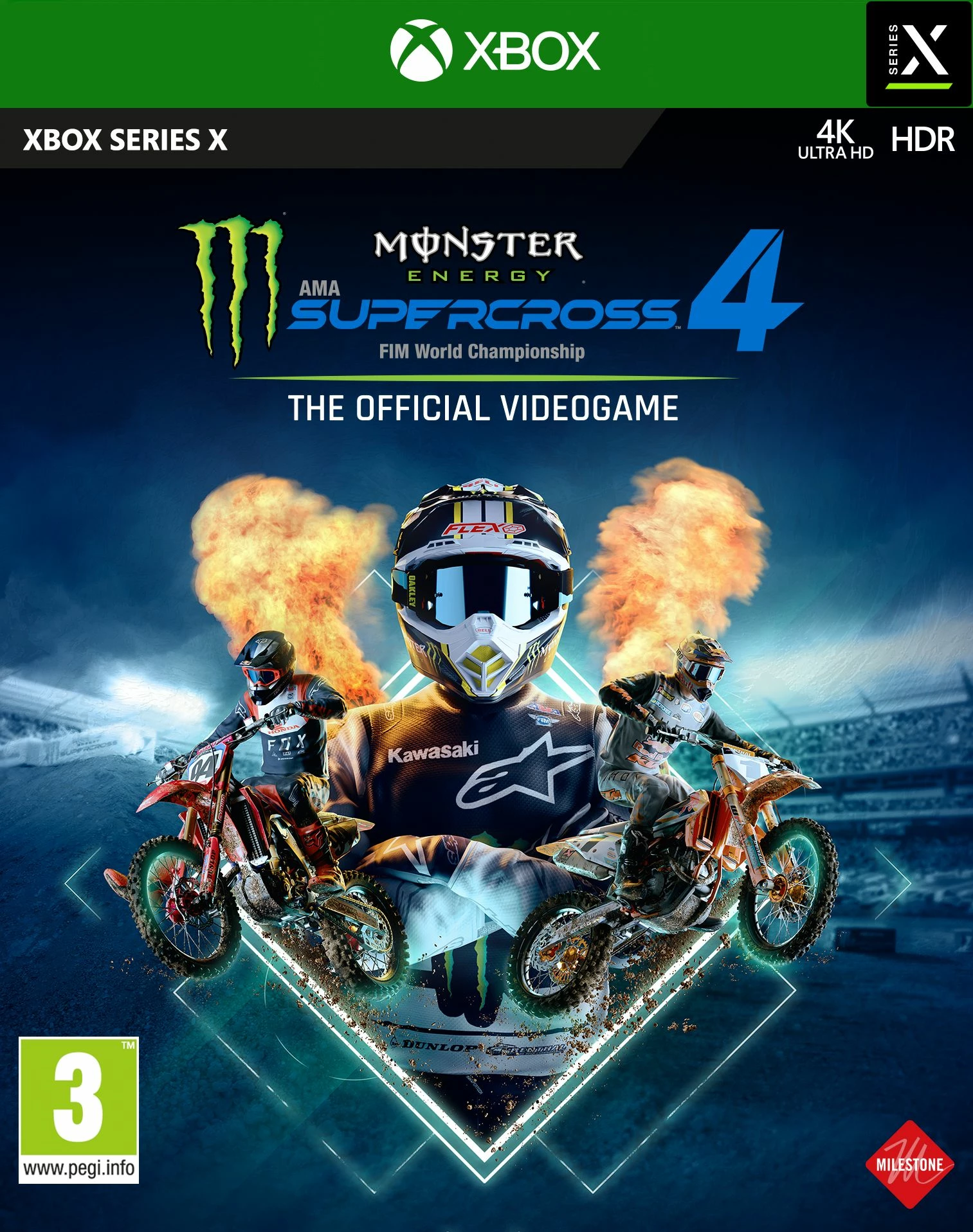 Lojë për Xbox Series X Milestone Monster Energy Supercross 4, PEGI 3
