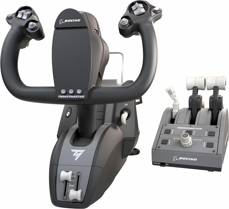 Kontrollor fluturimi Thrustmaster TCA Yoke Pack Boeing Edition, për Xbox One/Series X|S dhe PC, set