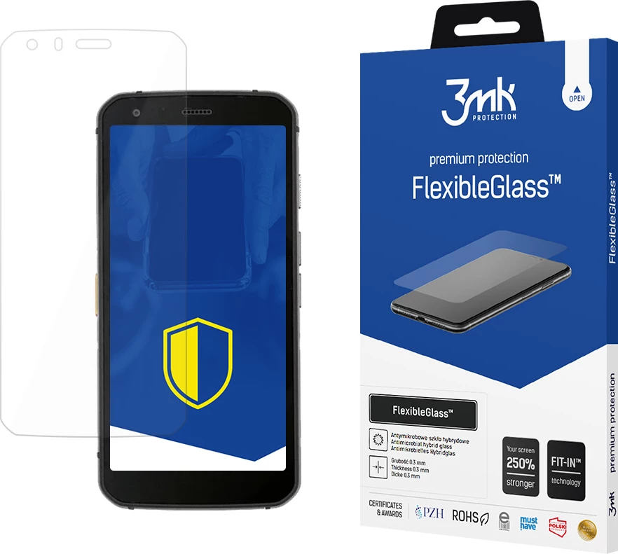 Mbrojtës ekrani FlexibleGlass 3mk Protection për CAT S62 Pro, antibakterial