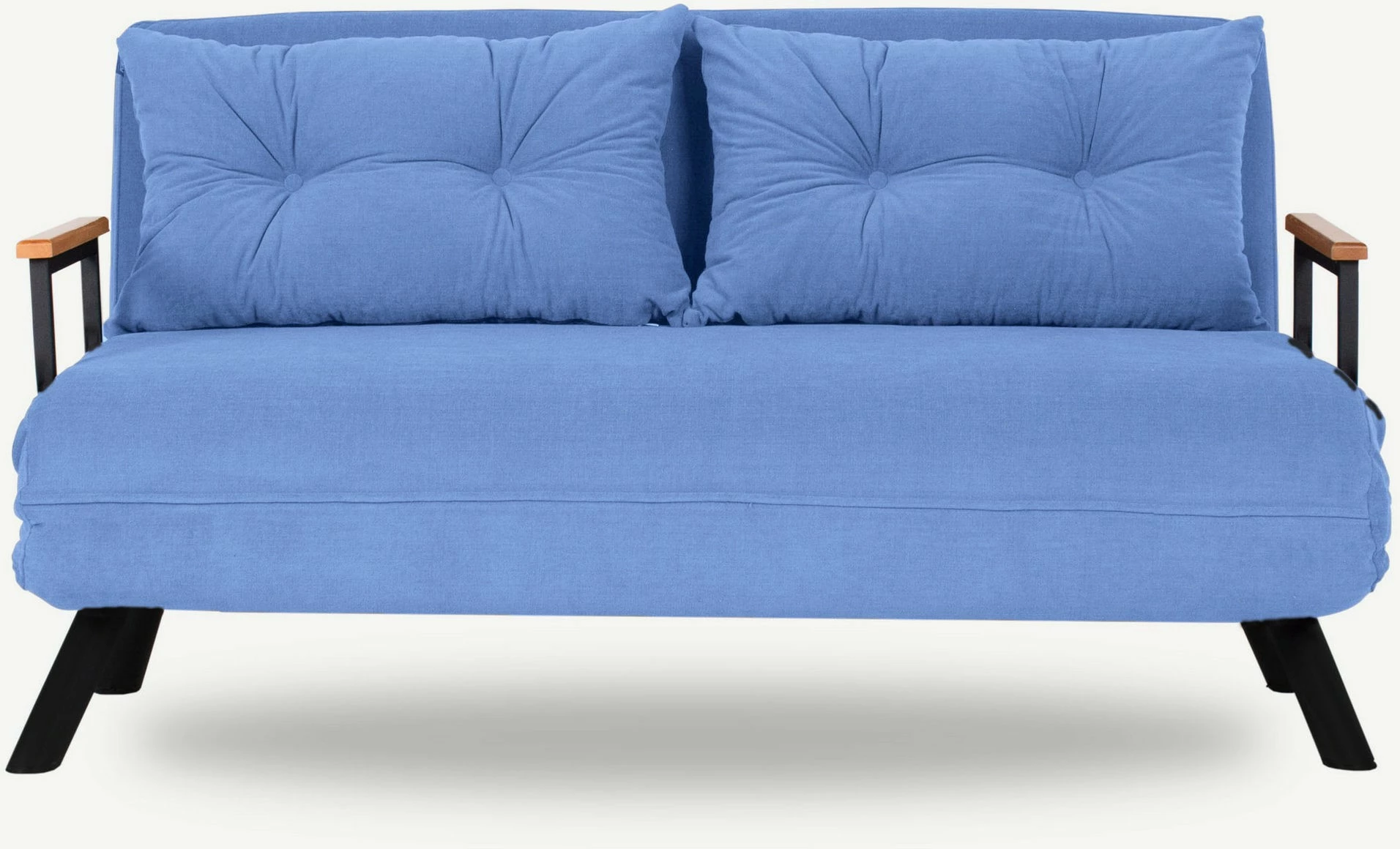 Divan-krevat dy ulëse, ngjyrë e kaltër, Sando 2-Seater