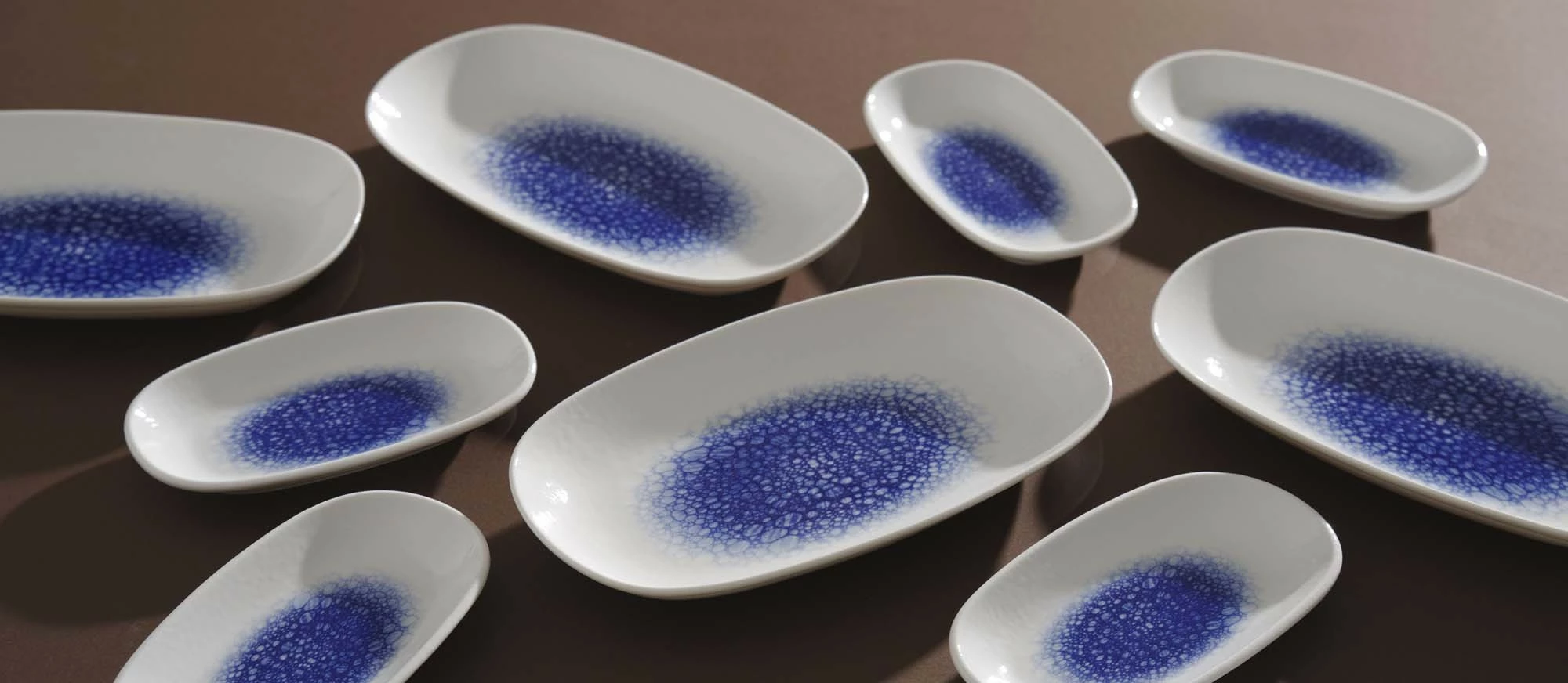 Tas porcelani Fine Dine Serenity 200 mm 600 ml, blu, set 6 copë